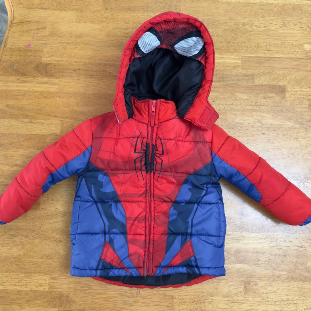 Kids Spider Hero Jacket - Red and Blue
